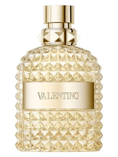 Born in Roma The Gold Uomo Valentino perfume bottle